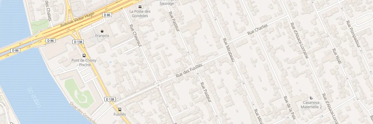 Plan du 26 Rue Pasteur à Choisy-le-Roi