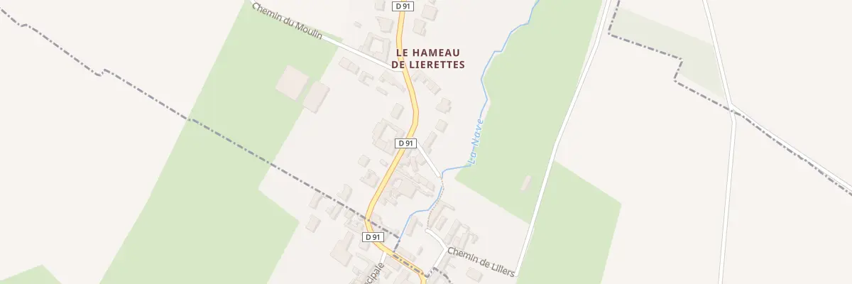 Plan du 33 Le Hameau de Lierettes à Lières