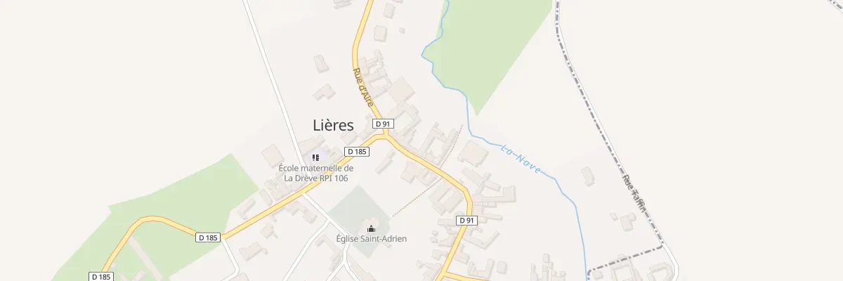 Plan du 5 Rue d’Auchel à Lières
