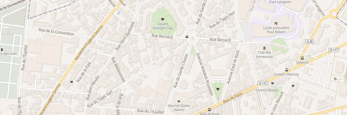 Plan du 44 Rue du Tapis Vert aux Lilas