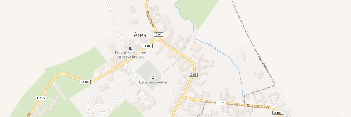 Plan du 2 Rue d’Auchel à Lières