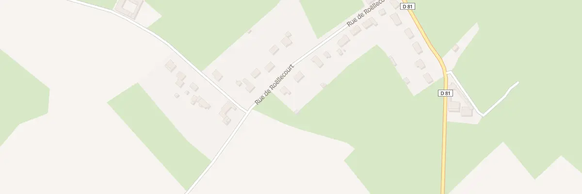 Plan du 247 Rue de Roëllecourt à Marquay