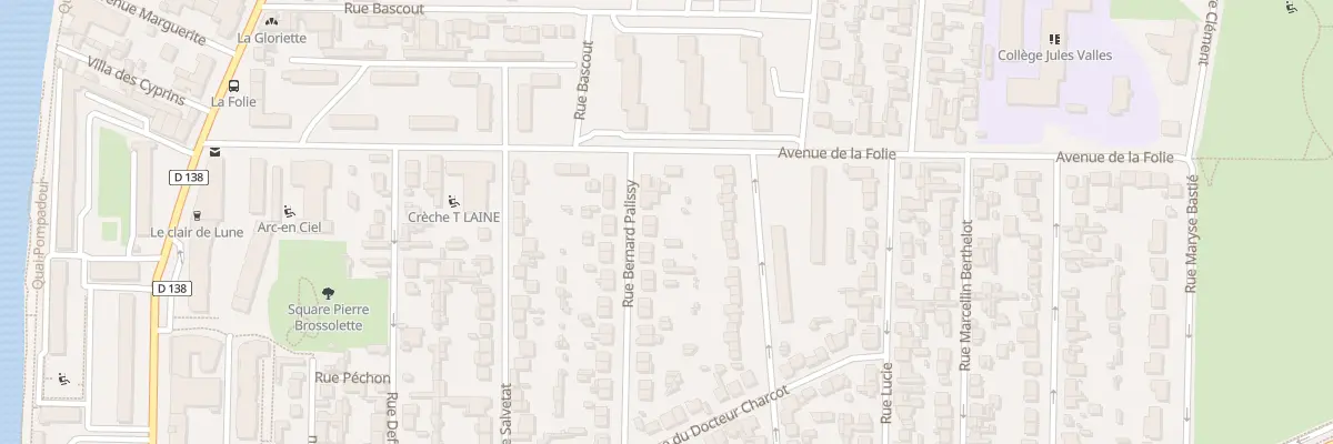 Plan du 60 Rue Bernard Palissy à Choisy-le-Roi