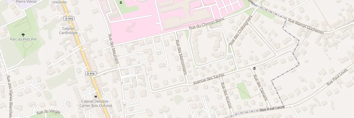 Plan du 5 Rue des Marronniers à Clermont