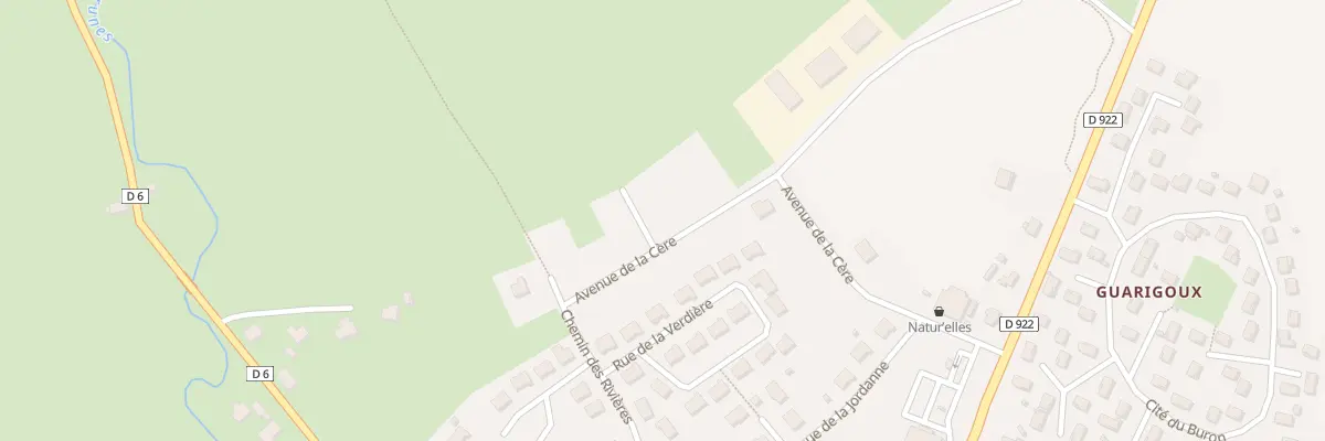 Plan du 6306 Les Rivieres à Jussac
