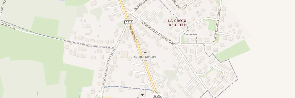 Plan du 93 Rue de Paris à Clermont