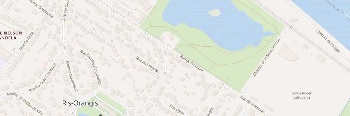 Plan du 33 Rue de Fromont à Ris-Orangis