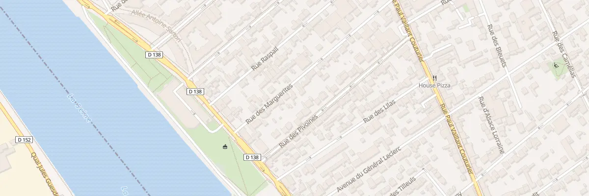 Plan du 14 Rue des Marguerites à Alfortville