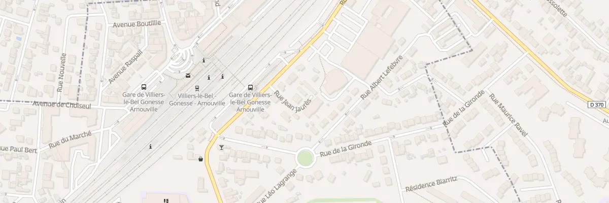 Plan du 21 Rue Jean Jaurès à Arnouville