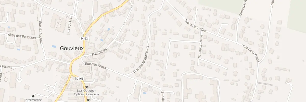 Plan du 8 Rue du Clos des Boqueteaux à Gouvieux
