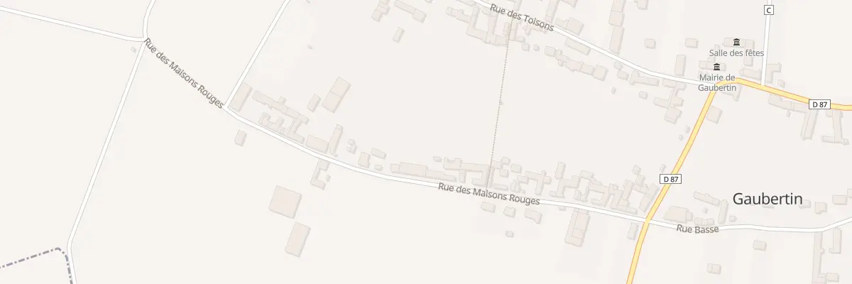 Plan du 12 Rue des Maisons Rouges à Gaubertin