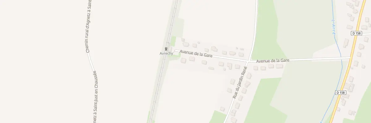 Plan du 19 Av de la Gare à Avrechy