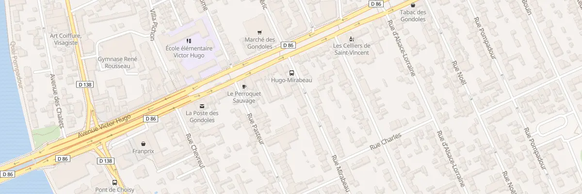 Plan du 4B Rue Mirabeau à Choisy-le-Roi