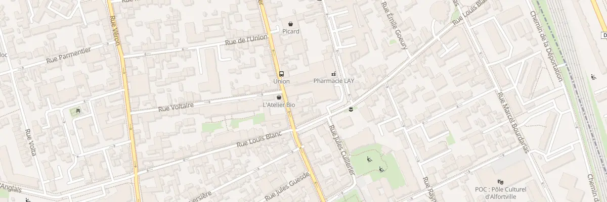 Plan du 155 Rue Vaillant Couturier à Alfortville