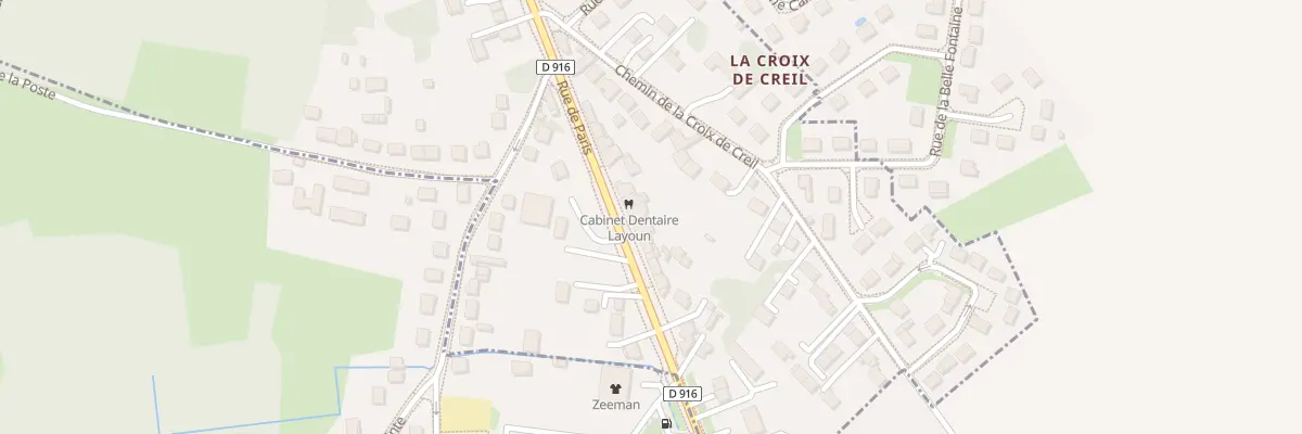 Plan du 95B Rue de Paris à Clermont