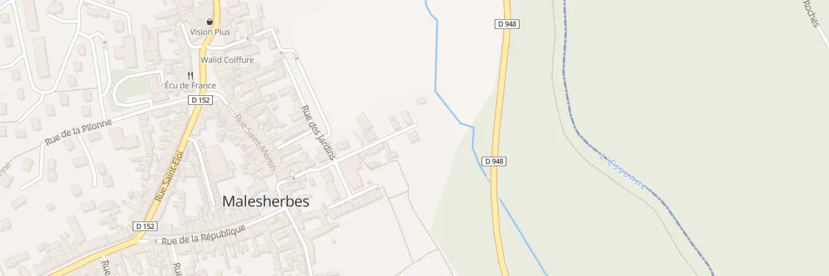 Plan du 8 Rue de Chateaubriand au Malesherbois
