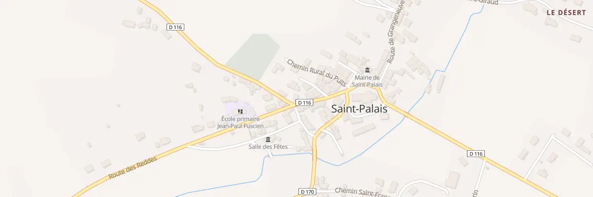 Plan du 2 Rte d’Allogny à Saint-Palais