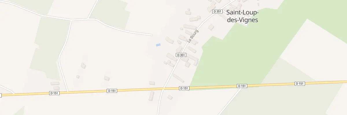 Plan du 5005 Le Bourg à Saint-Loup-des-Vignes