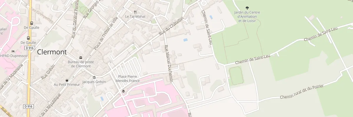 Plan du 66 Rue Marcel Duchemin à Clermont