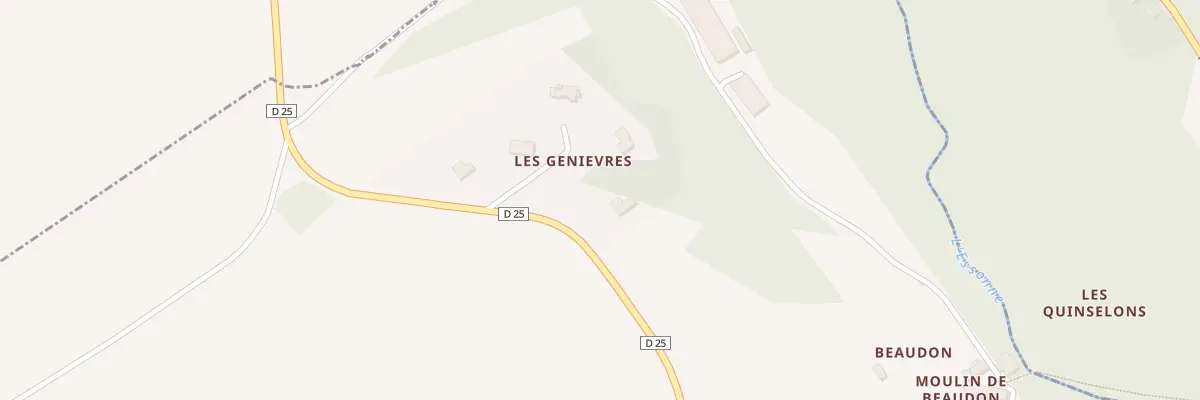 Plan des Genievres à Augerville-la-Rivière