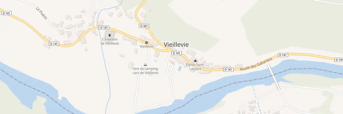 Plan du 6039 Le Bourg à Vieillevie