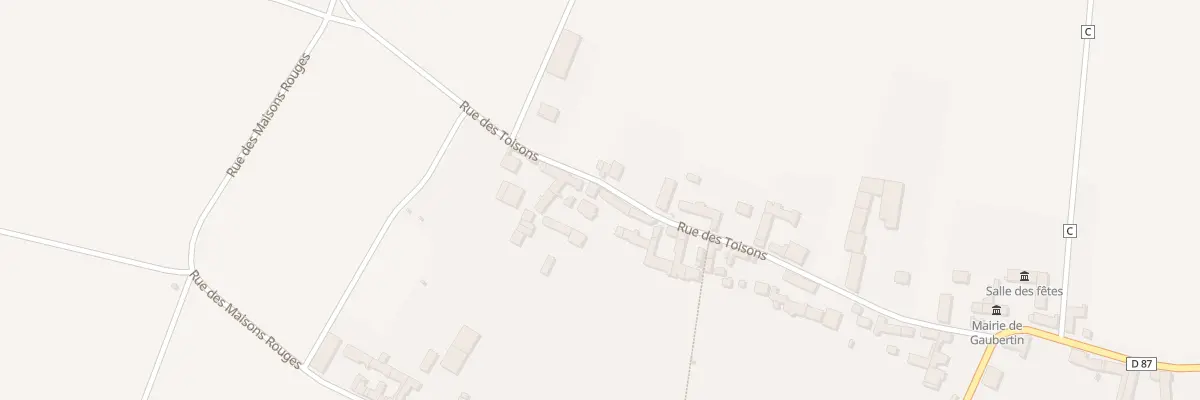 Plan du 19 Rue des Toisons à Gaubertin