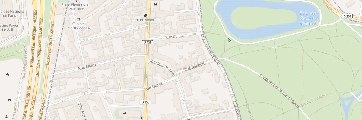 Plan du 3B Rue Renault à Saint-Mandé