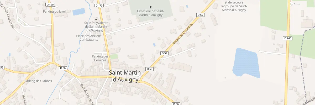 Plan du 9 Rte de Quantilly à Saint-Martin-d’Auxigny