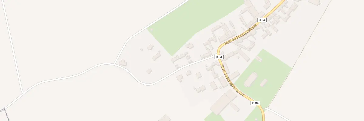 Plan du 28 Rue de Fourquivillers à Coullemelle