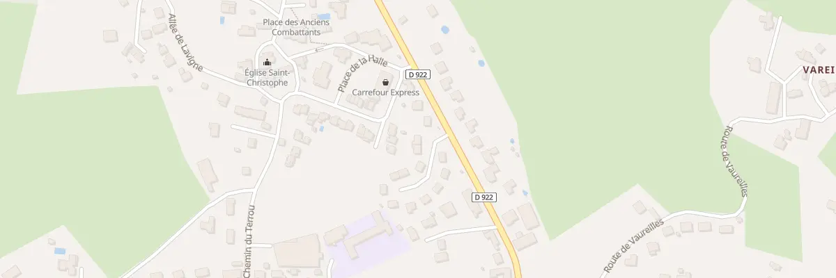 Plan du 12 Cité de Lardennes à Naucelles