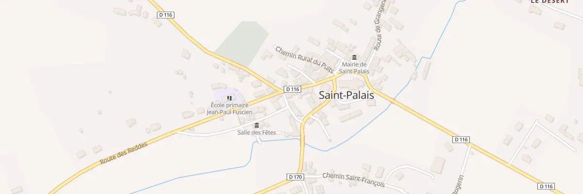 Plan du 79 Le Bourg à Saint-Palais
