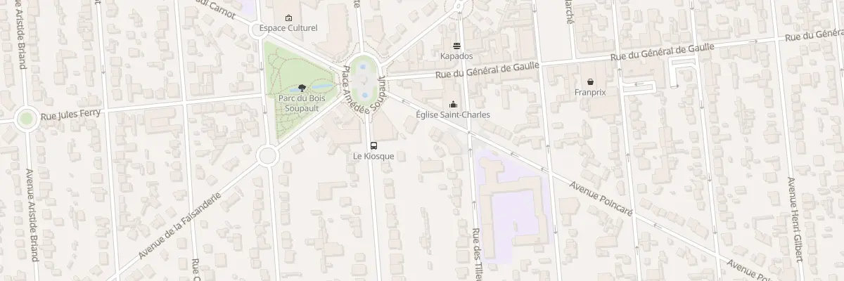 Plan du 39 Av Poincaré à Villeneuve-le-Roi