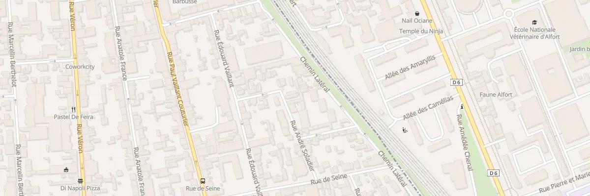 Plan du 17 Rue André Soladier à Alfortville