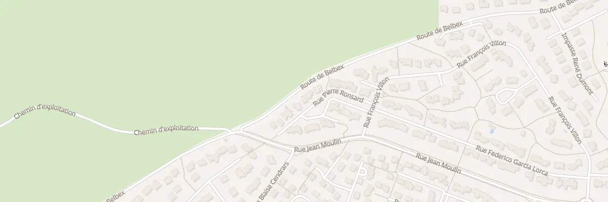 Plan du 18 Rue Pierre de Ronsard à Aurillac