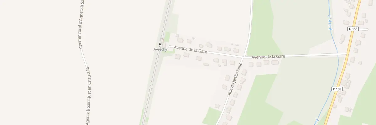 Plan du 17 Av de la Gare à Avrechy