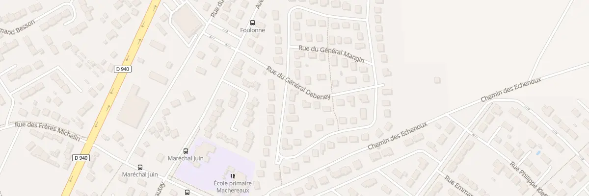 Plan du 10 Rue du Gen Debeney à Bourges