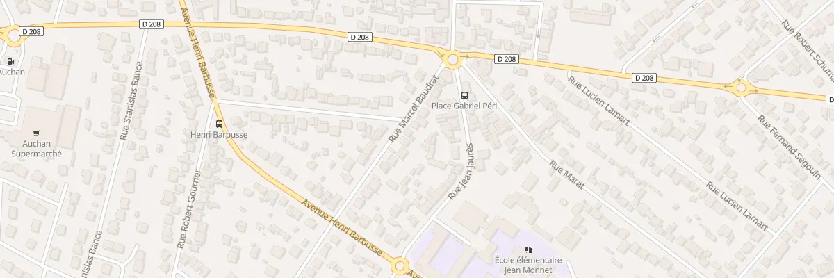 Plan du 9 Rue Marcel Baudrat à Arnouville