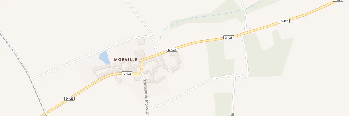 Plan du 1 Hameau de Morville à Échilleuses