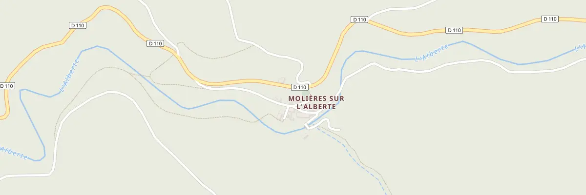 Plan de Ham de Molieres sur l’Albe à Ladern-sur-Lauquet