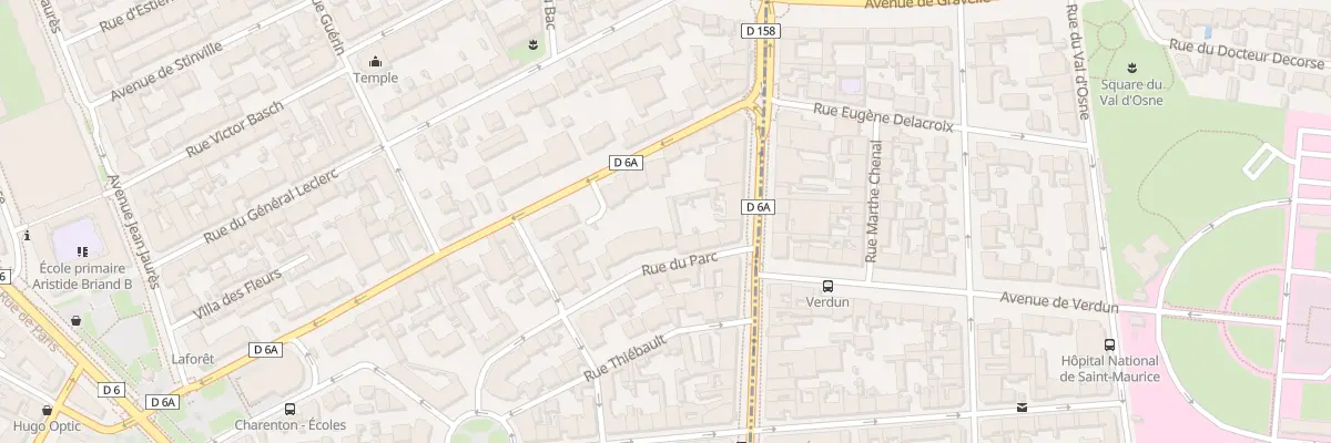 Plan du 21 Rue du Parc à Charenton-le-Pont