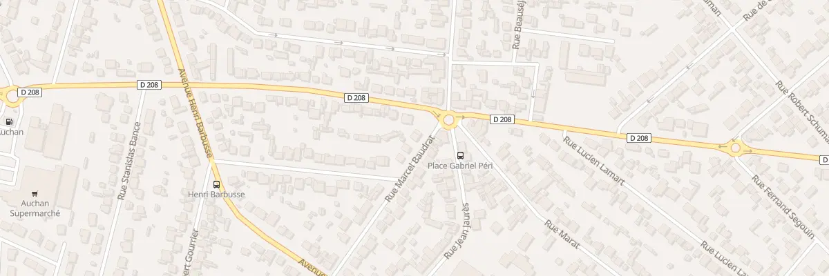 Plan du 4 Rue Marcel Baudrat à Arnouville