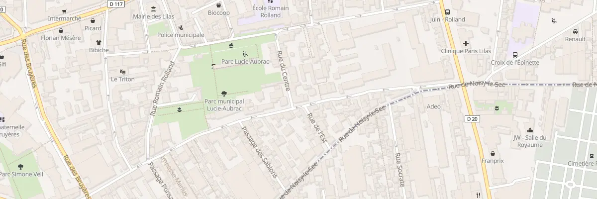 Plan du 57 Rue de Romainville aux Lilas
