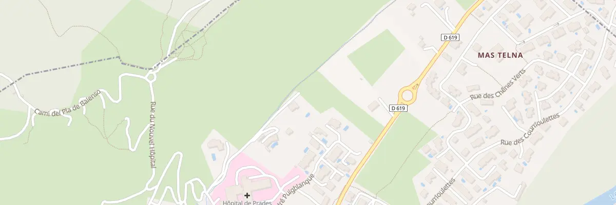 Plan du 9101 Rte de Catllar à Prades