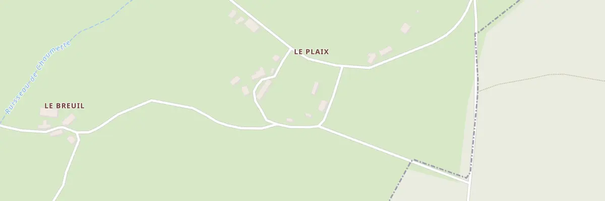 Plan du 14 Le Plaix à Nouhant