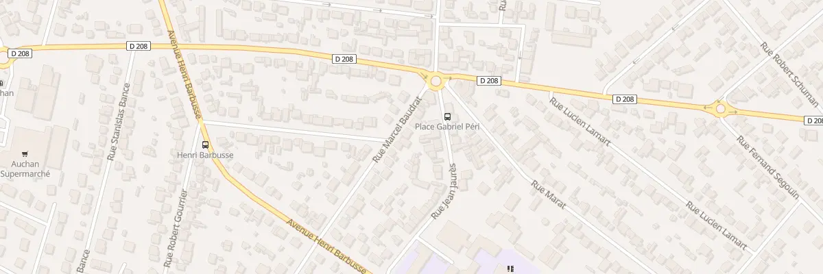Plan du 7 Rue Marcel Baudrat à Arnouville