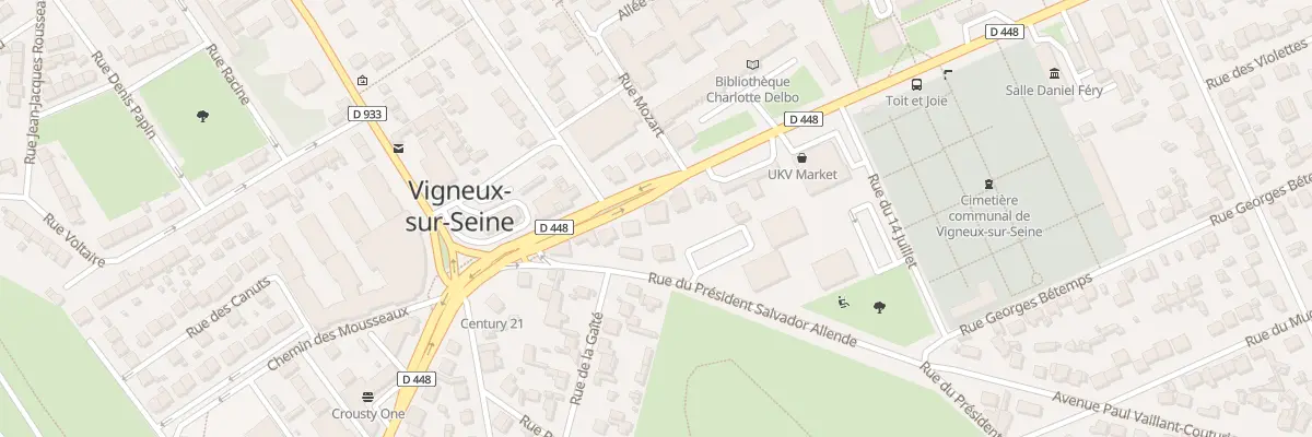 Plan du 44 Av Henri Barbusse à Vigneux-sur-Seine