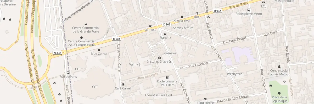 Plan du 3 Rue Richard Lenoir à Montreuil