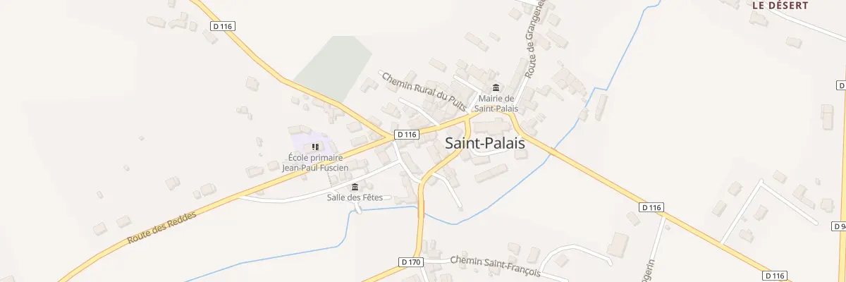 Plan du 9 Rue du Commerce à Saint-Palais