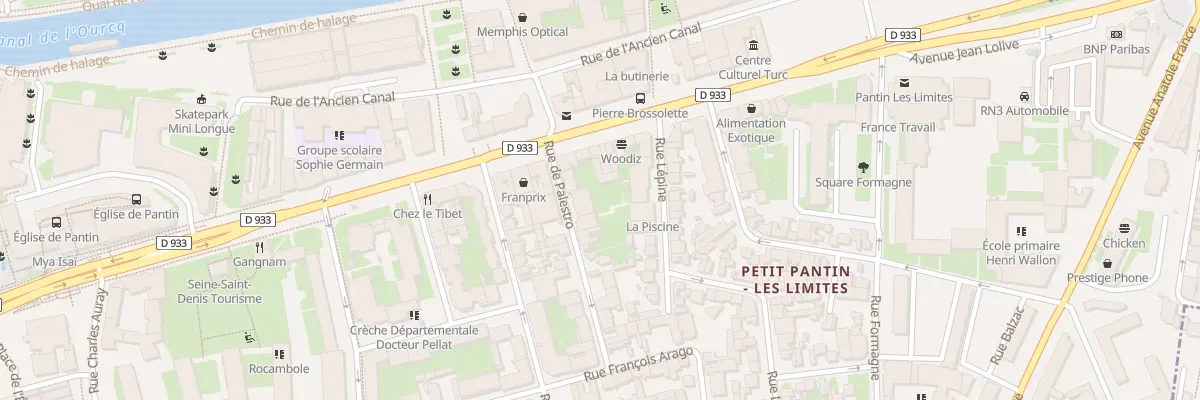 Plan du 4 Rue Lépine à Pantin