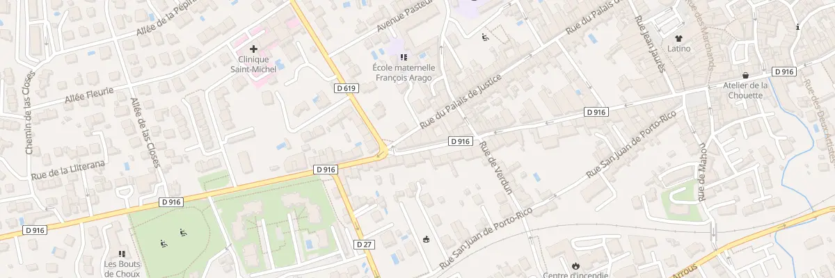 Plan du 89 Rue du Palais de Justice à Prades